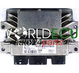 ECU ENGINE CONTROLLER FORD FIESTA 1.25 AV2112A650EB, AV21-12A650-EB V2EB, S180047013 B, S180047013B
