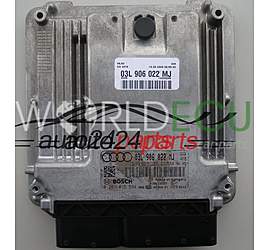 Engine control unit - ECU controllers AUDI A4 2.0 TDI BOSCH 0 281 015 584, 0281015584, 03L 906 022 MJ, 03L906022MJ, EDC17CP14 - PLUG&PLAY