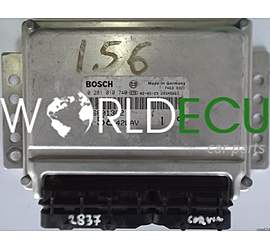 MOTORSTEUERGERÄT ECU STEUERGERAT ALFA ROMEO 156 1.9 JTD BOSCH 0281010740, 0 281 010 740, 46801302 15642WAV 28SA5661