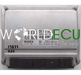 MOTORSTEUERGERÄT ECU STEUERGERAT VOLKSWAGEN AUDI A4 A6 BOSCH 0 261 001 811, 0261001811, 8D0 907 401 B, 8D0907401B