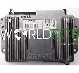 CENTRALINA MOTORE DAEWOO MATIZ 0.8, SIEMENS K115000010 E, K115000010E, 96259124 2S