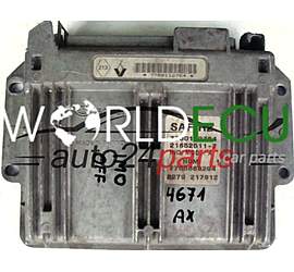 CALCULATEUR MOTEUR RENAULT CLIO 1.2 SAGEM 21652511-7 7700112764 HOM: 7700868294
