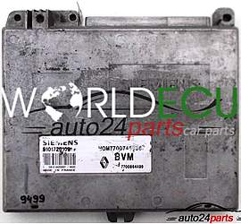 CALCULATEUR MOTEUR RENAULT, SIEMENS S101720102 F, S101720102F, HOM7700745986, 7700745986