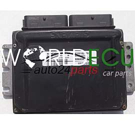 CALCULATEUR MOTEUR RENAULT CLIO 1.2 SIEMENS S110115000 B, S110115000B, 8200162378, 8200029658