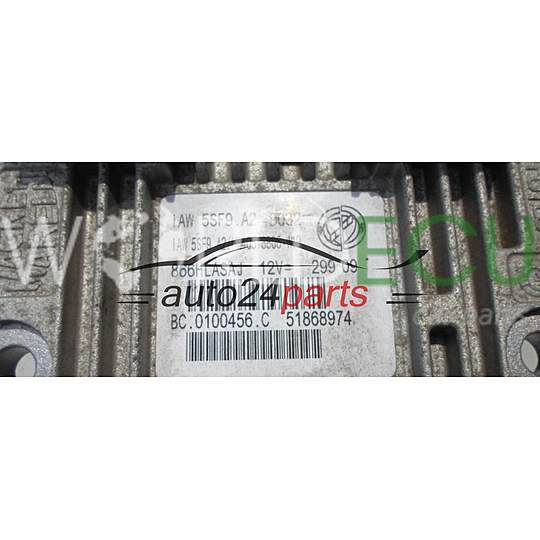 Centralina motore FIAT GRANDE PUNTO 1.4 IAW 5SF9.A2, IAW5SF9A2, 51868974