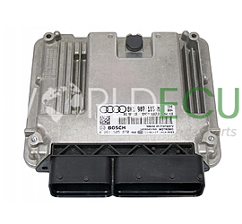 ECU ENGINE CONTROLLER AUDI A4 1.8 TFSI BOSCH 0 261 S05 870, 0261S05870, 8K1 907 115 M, 8K1907115M