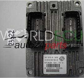 Engine control unit - ECU controllers FIAT IAW 5SF8.NS, IAW5SF8NS, IAW5SF8, 51918335