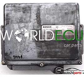 ECU ENGINE CONTROLLER CITROEN SAXO, PEUGEOT 106 1.4, BOSCH 0 261 203 736, 0261203736, 96 203 989 80, 9620398980