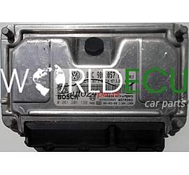 БЛОК УПРАВЛЕНИЯ ДВИГАТЕЛЕМ SKODA FABIA 1.6 03C906057F, 03C 906 057 F, 03C906057M, 03C 906 057 M, BOSCH 0261201139, 0261201139, BENZIN MED7.5.20 9813, 1039S23903