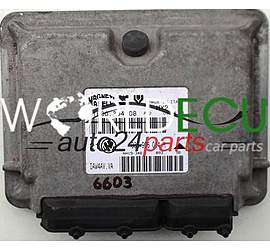 CENTRALINA MOTORE VOLKSWAGEN VW GOLF 1.4 036 906 014 M, 036906014M, 61600.394.08, 6160039408, IAW4AV.VA, IAW4AVVA