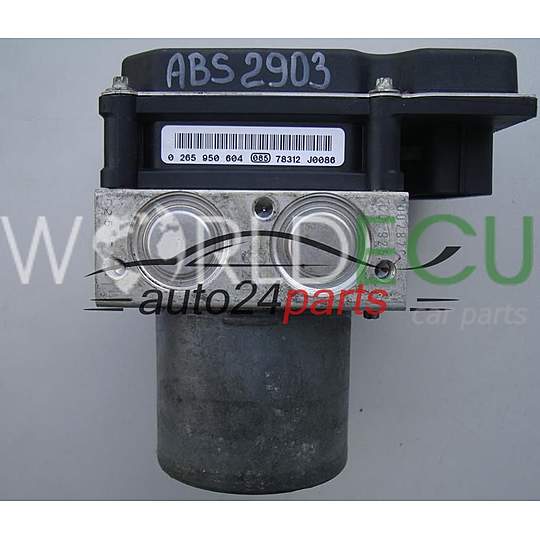 BOMBA DE ABS AUDI A4 A5 8K0 614 517 AJ, 8K0614517AJ, BOSCH 0265235192, 0 265 235 192, 0265950604