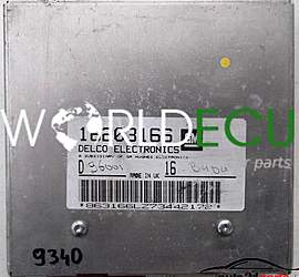 MOTORSTEUERGERÄT ECU STEUERGERAT OPEL VECTRA ASTRA TIGRA CORSA, 16203166