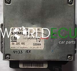 CENTRALINA MOTORE 2.0 X20XEV OPEL VECTRA SIEMENS 5WK9065, 5WK9 065, SIEMENS SIMTEC 56 TJ 90506401, 90 506 401