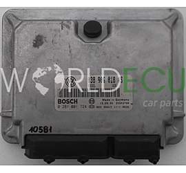 CENTRALINA MOTORE VOLKSWAGEN PASSAT 1.9 TDI BOSCH 0 281 001 724, 0281001724, 038 906 018 AS, 038906018AS