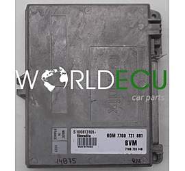 CALCULATEUR MOTEUR RENAULT 19 BENDIX S100813101 F , S100813101F, 7700731801, 7700735140