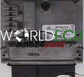 CENTRALINA MOTORE VOLKSWAGEN POLO 6R 1.2 TDI DELPHI 28291398, 03P 906 021 B, 03P906021B