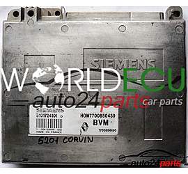 БЛОК УПРАВЛЕНИЯ ДВИГАТЕЛЕМ RENAULT SAFRANE 2.0 SIEMENS S101724101D, S101724101 D, HOM7700850439, 7700850439, 7700864490