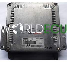 БЛОК УПРАВЛЕНИЯ ДВИГАТЕЛЕМ PEUGEOT 206 2.0 HDI BOSCH 0281010500, 0 281 010 500, 9641606980, 96 416 069 80 EDC15C2 44 28FM0259