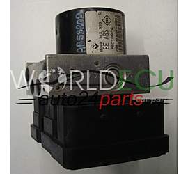 POMPE HYDRAULIQUE ET CALCULATEUR d'ABS RENAULT LAGUNA 8200 345 939, 8200345939, 10.0207-0093.4,10020700934, 10.0970-1402.3, 10097014023