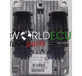 ECU ENGINE CONTROLLER FIAT GRANDE PUNTO 1.4 MAGNETI MARELLI IAW 5SF3.M2, IAW5SF3M2, 51847330, BC.0097274.C, BC0097274C