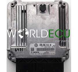 MOTORSTEUERGERÄT ECU STEUERGERÄT  VOLKSWAGEN AUDI 1.9 TDI BOSCH 0 281 014 255, 0281014255, 038 906 016 AK, 038906016AK, EDC16U31