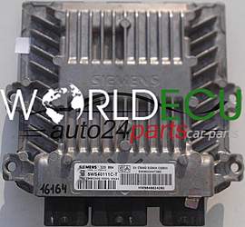 ECU ENGINE CONTROLLER CITROEN C2 1.4 HDI SIEMENS SID 804 5WS40111C-T, 5WS40111CT  SW9653447380 HW9648624280