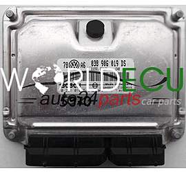 CENTRALINA MOTORE VW VOLKSWAGEN PASSAT 1.9 TDI 038906019DS, BOSCH 0 281 010 543, 0281010543