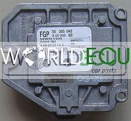 OPEL MERIVA 1.8 SIEMENS 5WK9 384, 5WK9384, FGP 55 355 042, 55355042, SIMTEC 71.1