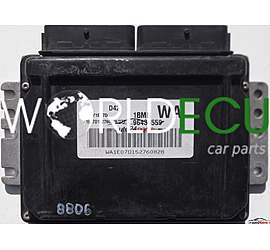 MOTORSTEUERGERÄT ECU STEUERGERAT CHEVROLET AVEO KALOS 1.2, 96435559 WA, 1BMR, 5WY1E07D D42