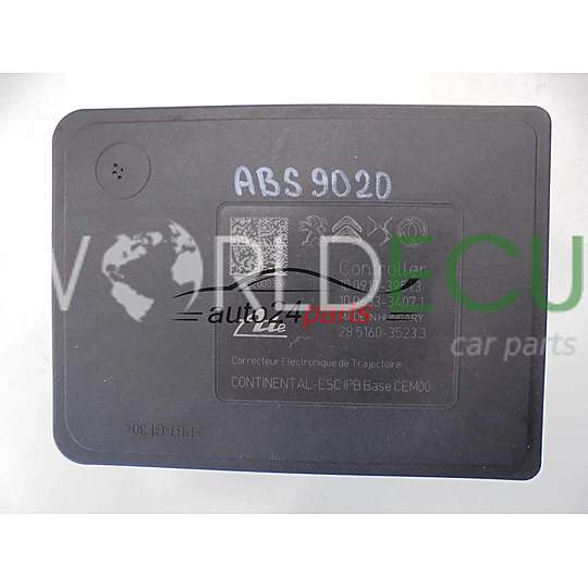 ABS PUMPE BLOCK HYDRAULIKPUMPE STEUERGERÄT CITROEN PEUGEOT 9846124980 10.0917-3951.3 10091739513