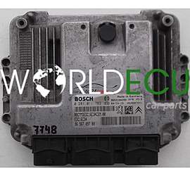 CENTRALINA DO MOTORE PEUGEOT 206 2.0 HDI BOSCH 0 281 011 783, 0281011783, 96 567 097 80, 9656709780, 9654490280, 1039S07241, EDC16C34