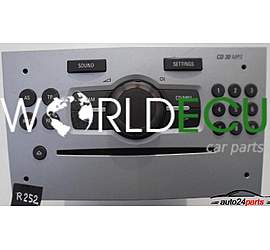 RADIO CD MP3 OPEL CORSA 497 316 088 / 497316088 / 13 254 193 AS / 13254193AS / CD30