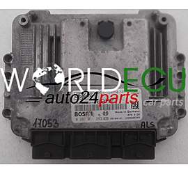 MOTORSTEUERGERÄT ECU STEUERGERAT FORD FOCUS C-MAX 1.6 TDCI, BOSCH 0 281 011 263, 0281011263, FoMoCo 4M51-12A650-NE, 4M5112A650NE