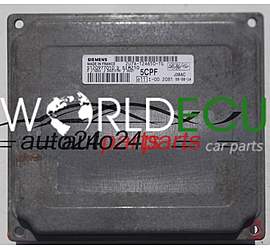 ECU ENGINE CONTROLLER FORD FIESTA 1.4 TDCI SIEMENS S120977010 D, S120977010D, FoMoCo 2U7A-12A650-TG, 2U7A12A650TG, 5CPF