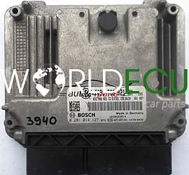 CENTRALINA MOTORE VW VOLKSWAGEN TOURAN 1.9 TDI 03G906021RM, 03G 906 021 RM, 03G906021CG, 03G 906 021 CG, BOSCH 0 281 014 127, 0281014127, DIESEL EDC16U34