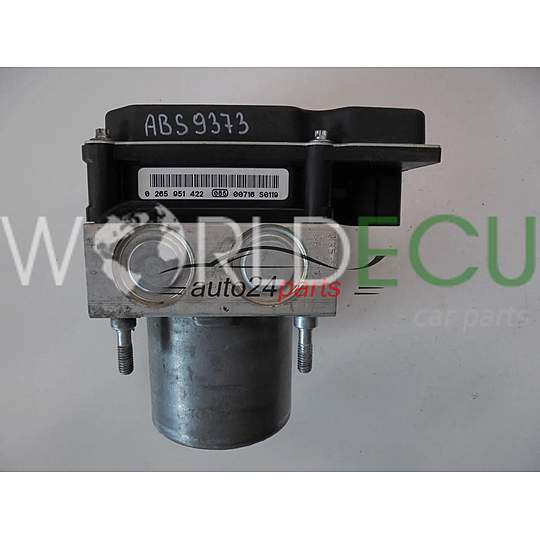 НАСОС Y БЛОК УПРАВЛЕНИЯ АБС CITROEN BERLINGO 0265251239 9674663480 0265951422