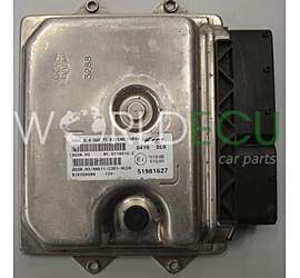 Centralina do motore FIAT 500 51981627, 8GSW.M3, 8GSWM3