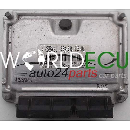 CENTRALINA MOTORE VOLKSWAGEN GOLF BOSCH 0 281 010 977, 0281010977, 038 906 019 HJ, 038906019HJ, 28SA5579