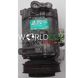 Compressore aria condizionata A/C climatizzatore OPEL VECTRA C SIGNUM SANDEN PXV16, GM 24411249 UD, 8608