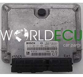 CENTRALINA MOTORE OPEL VECTRA BOSCH 0 281 001 871, 0281001871, GM 89 136 116 CT, 89136116CT, 28SA3870