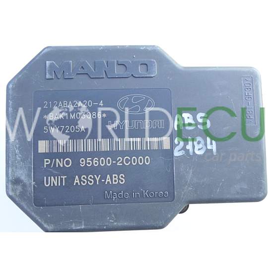 ABS PUMP MODULE HYUNDAI HMC 58920-2C000, 589202C000, MANDO BH60102100, 95600-2C000, 956002C000, 212ABA2A20-4, 212ABA2A204, 5WY7205A