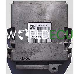 ECU ENGINE CONTROLLER  PEUGEOT 106, CITROEN SAXO 1.4, IAW 1AP.50, IAW1AP50, 16370.014, 16370014, 9630181180 E