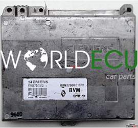 CALCULATEUR MOTEUR RENAULT CLIO 1.2, SIEMENS S101729103 H, S101729103H, HOM7700851758, 7700864476