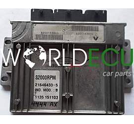 ECU CENTRALITA DE MOTOR RENAULT TWINGO 1.2 21646433-5 8200153840 8200153834