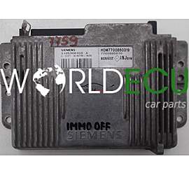 ECU CENTRALITA DE MOTOR RENAULT MEGANE 1.6 8V, S105300103 A, S105300103A, HOM7700860319, 7700865810 - 7759 (1)