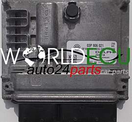 CENTRALINA MOTORE VOLKSWAGEN POLO 6R 1.2 TDI DELPHI 28306738, 03P 906 021, 03P906021, 03P 907 425 A, 03P907425A