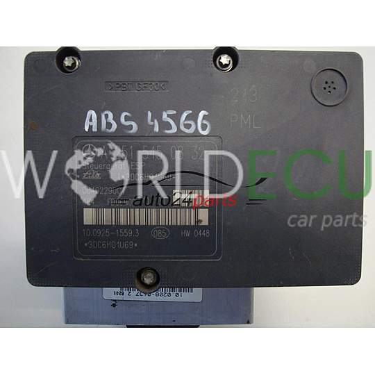ABS PUMPE BLOCK HYDRAULIKPUMPE STEUERGERÄT MERCEDES BENZ A1644311912 A2515450832 10092515593