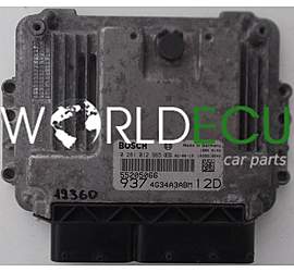 ECU ENGINE CONTROLLER ALFA ROMEO 147 1.9 JTDM BOSCH 0 281 012 965, 0281012965, 55205066