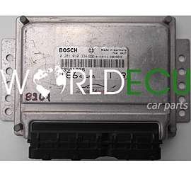 ECU ENGINE CONTROLLER FIAT MULTIPLA 1.9 JTD, BOSCH 0 281 010 334, 0281010334, 18641WAA, 73501228