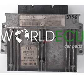 CALCULATEUR MOTEUR PEUGEOT 206 1.4 PSA SAGEM 21646584-5, 9645211580, 9644625680-00, S2000-23, 50409S05